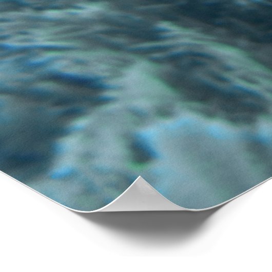 Cozumel Queen Triggerfish Poster (Ecke)