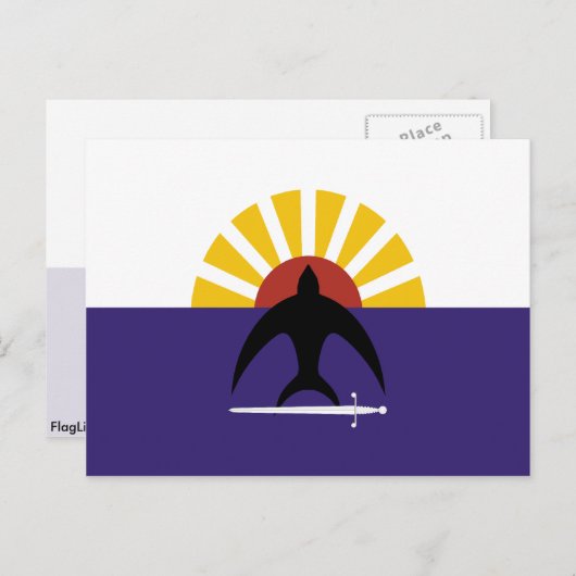 Cozumel, Quintana Roo, Mexiko-Flagge Postkarte (Vorne/Hinten)