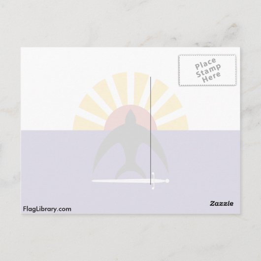 Cozumel, Quintana Roo, Mexiko-Flagge Postkarte (Rückseite)