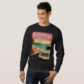 Cozumel Retro Beach Vacation Graphics Cozumel Surf Sweatshirt (Vorne ganz)