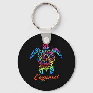 Cozumel Sea Turtle Family Urlaub Sommer 2025 Schlüsselanhänger