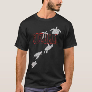 Cozumel Sea Turtles Scuba Diving with Turtles T-Shirt