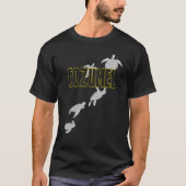 Cozumel Sea Turtles Scuba Diving with Turtles T-Shirt (Vorderseite)