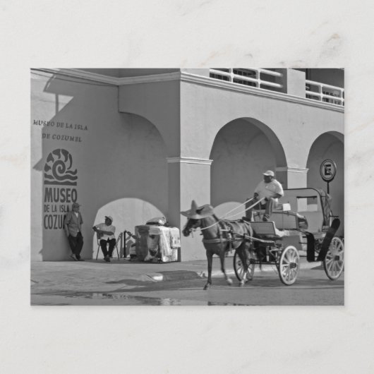Cozumel Street Postkarte (Vorderseite)