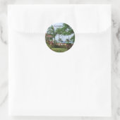 Cozumel Tropical Palm Tree Stickers (Tasche)