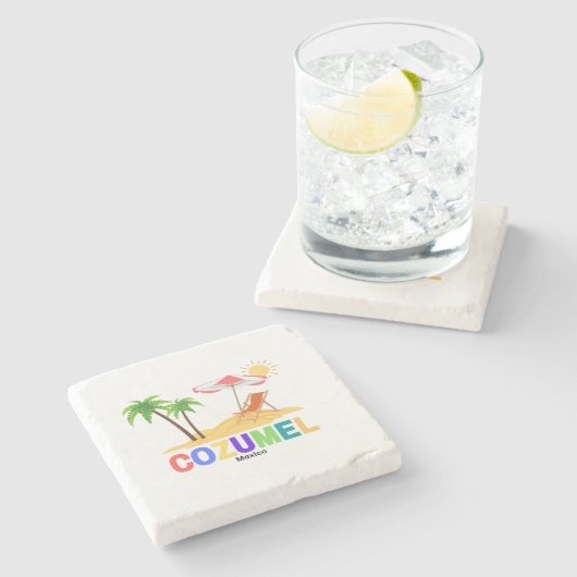 Cozumel Untersetzer (Seitenansicht)