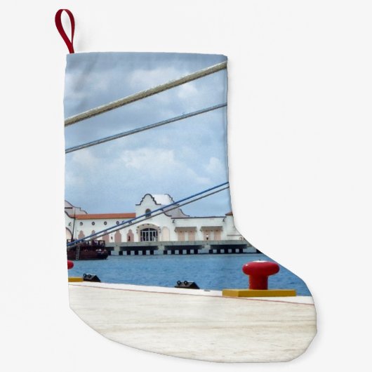 CozumelDockside Kleiner Weihnachtsstrumpf (Vorderseite)