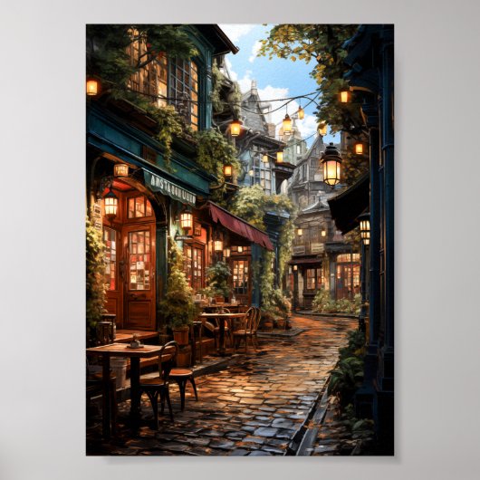 Cozy Alley Poster (Vorne)
