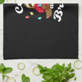 Cozy And Bright Sloth Christmas Lights (2) Geschirrtuch (Gefaltet)