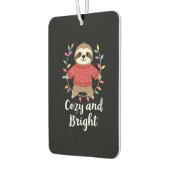 Cozy And Bright Sloth Christmas Lights (3) Autolufterfrischer (Links)