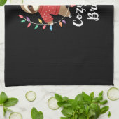 Cozy And Bright Sloth Christmas Lights (3) Geschirrtuch (Gefaltet)