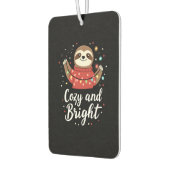 Cozy And Bright Sloth Christmas Lights (4) Autolufterfrischer (Links)