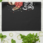 Cozy And Bright Sloth Christmas Lights (4) Geschirrtuch (Gefaltet)