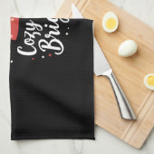 Cozy And Bright Sloth Christmas Lights (4) Geschirrtuch (Viertel Falte)