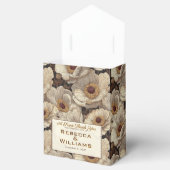 Cozy Anemones Themed Outdoor Wedding Geschenkschachtel (Geöffnet)