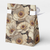 Cozy Anemones Themed Outdoor Wedding Geschenkschachtel (Rückseite)