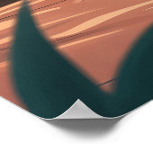 Cozy Anime Bedroom Kawaii Cherry Blossom Anime Poster (Ecke)