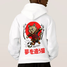 Cozy Anime Samurai Katze Fußball - Für japanische