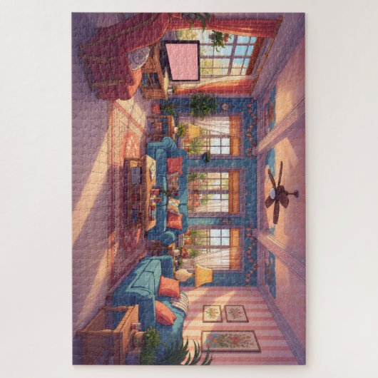     Cozy Anime Zimmer Puzzle  (Vertikal)