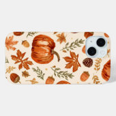 Cozy Autumn Aesthetic Pattern Phone Case (Rückseite (Horizontal))