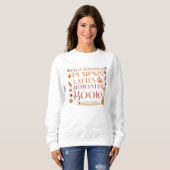 Cozy Autumn, Books, Cookies and Pumpkin lattes Sweatshirt (Vorne ganz)