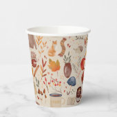 Cozy Autumn Harvest Pappbecher (Links)