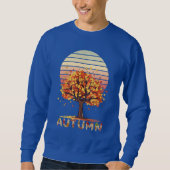 Cozy Autumn Leaf Fall Sweatshirt – Nature-Inspired (Vorderseite)