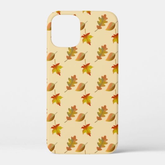 Cozy autumn maple leaves oak leaves  Case-Mate iPhone hülle (Rückseite)