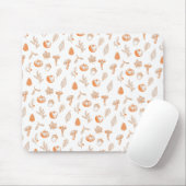 Cozy Autumn Pattern Mousepad (Mit Mouse)