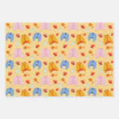 Cozy Autumn Sweater Pattern Geschenkpapier Set (Vorderseite 2)