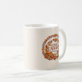 Cozy Autumn Wreath / Otoño Acogedor Kaffeetasse (VorderseiteRechts)