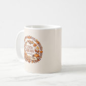 Cozy Autumn Wreath / Otoño Acogedor Kaffeetasse (Vorderseite Links)