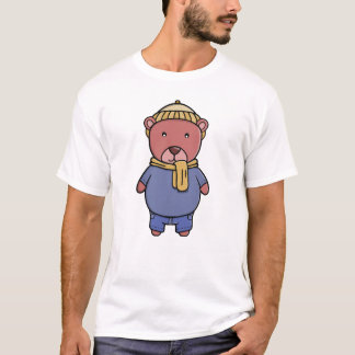 Cozy Bear im Winteroutfit T-Shirt