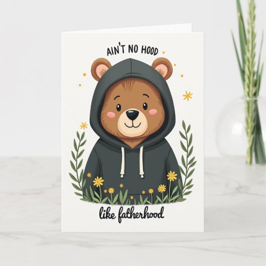 Cozy Bear Vatertagskarte Karte (Vorderseite)