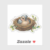 Cozy Bird Nest Sticker (Blatt)