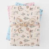 Cozy Boho Christmas Geschenkpapier Set (Beispiel)