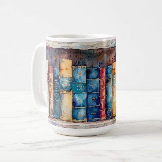 Cozy Book Lover Gift Kaffeetasse (Vorderseite Links)