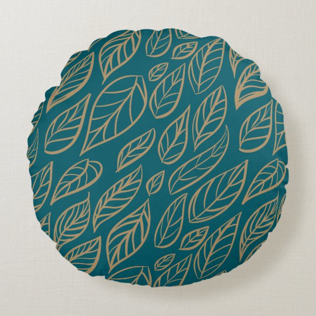 Cozy Botanical  Rundes Kissen (Vorderseite)