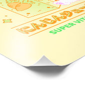 COZY BUNNY MIT CARROT JUICE FOTODRUCK (Ecke)