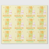 COZY BUNNY MIT CARROT JUICE GESCHENKPAPIER (Flach)