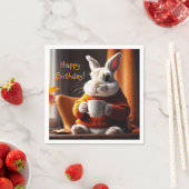 Cozy Bunny Serviette (Beispiel)