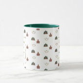 Cozy Cabin Christmas family name Christmas Tasse (Zentrum)