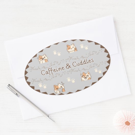 Cozy Café Cats Stickers (Umschlag)