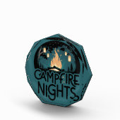 Cozy Campfire Nights Rustic Outdoor Adventure Fotoblock (Rechts)