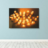 COZY CANDLES 16x24 Leinwanddruck (Insitu (Holzboden))