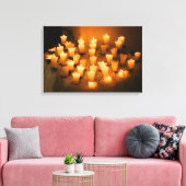 COZY CANDLES 16x24 Leinwanddruck (Insitu (Wohnzimmer))