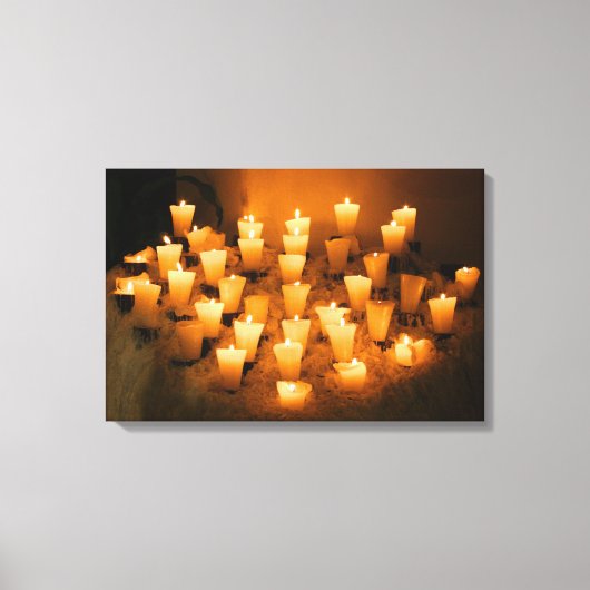 COZY CANDLES 16x24 Leinwanddruck (Vorderseite)
