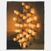 COZY CANDLES FLEECEDECKE (Vorderseite)