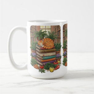 Cozy Cat & Frische Ernte, Weltvegetariertag Kaffeetasse