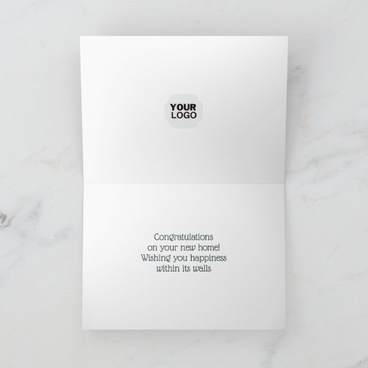 COZY CAT ZUHAUSE Happy CLOSING Day Real Anwesen Karte (Innenseite)